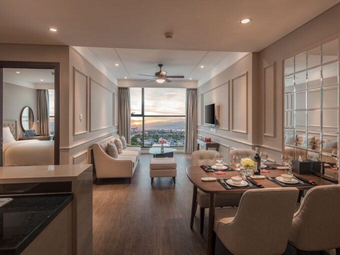 Phối cảnh căn hộ 2PN Altara Suites