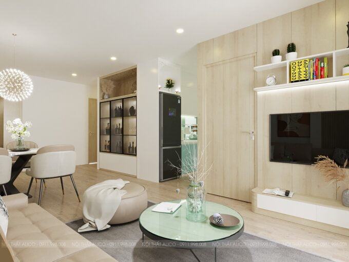 Phối cảnh Căn hộ FPT Plaza 1 2PN block C view biển