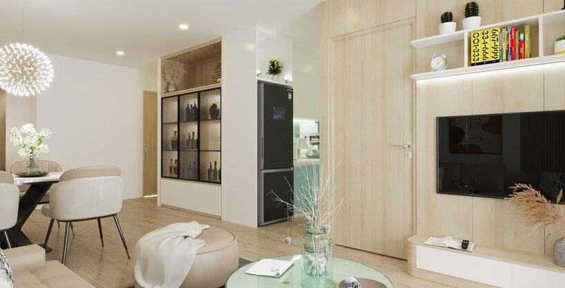 Căn hộ FPT Plaza view biển Phối cảnh Căn hộ FPT Plaza 1 2PN block C view biển