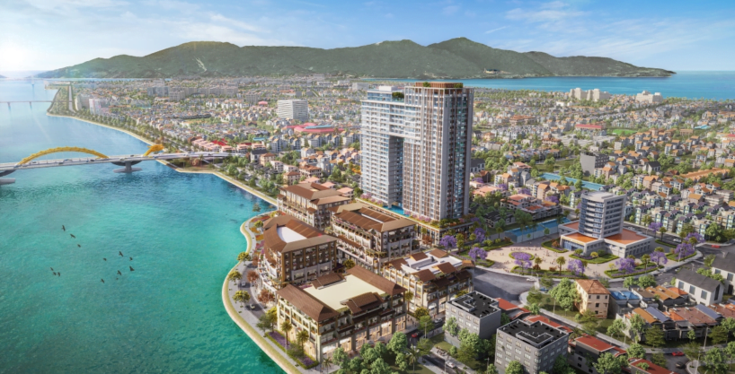 The Rio Phối cảnh dự án Sun Ponte Residence Da Nang - Căn hộ view cầu Rồng