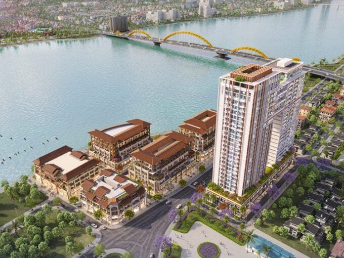 Phối cảnh dự án tổ hợp Sun Ponte Residence Da Nang