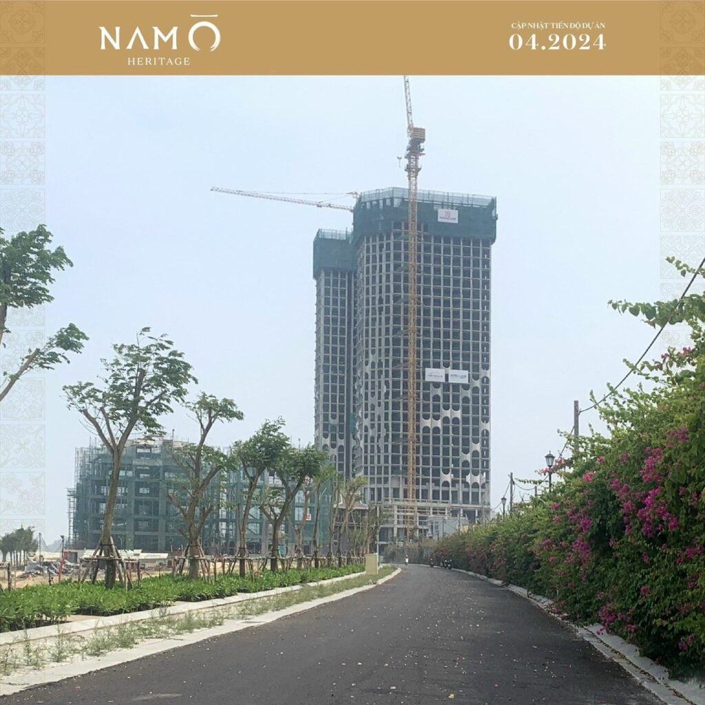 cap nhat tien do du an Nam O Heritage resort da nang 7
