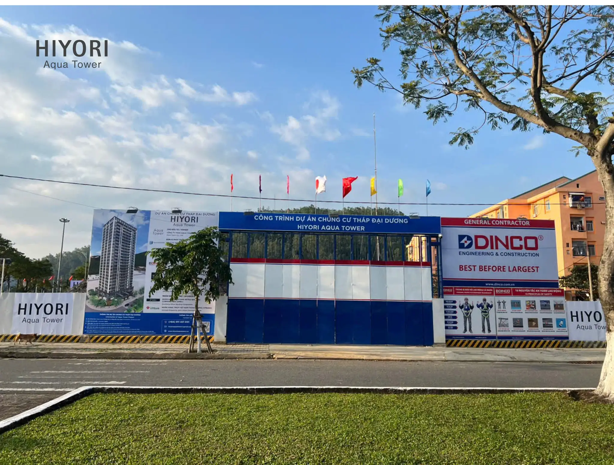 Hiyori Aqua Tower Ảnh thực tế công trường dự án căn hộ Hiyori Aqua Tower Da Nang