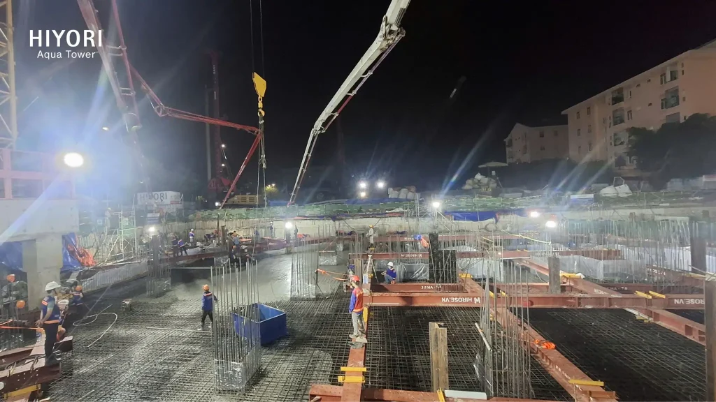 Hiyori Aqua Tower cap nhat tien do xay dung du an can ho hiyori aqua tower thang 9 2025 1