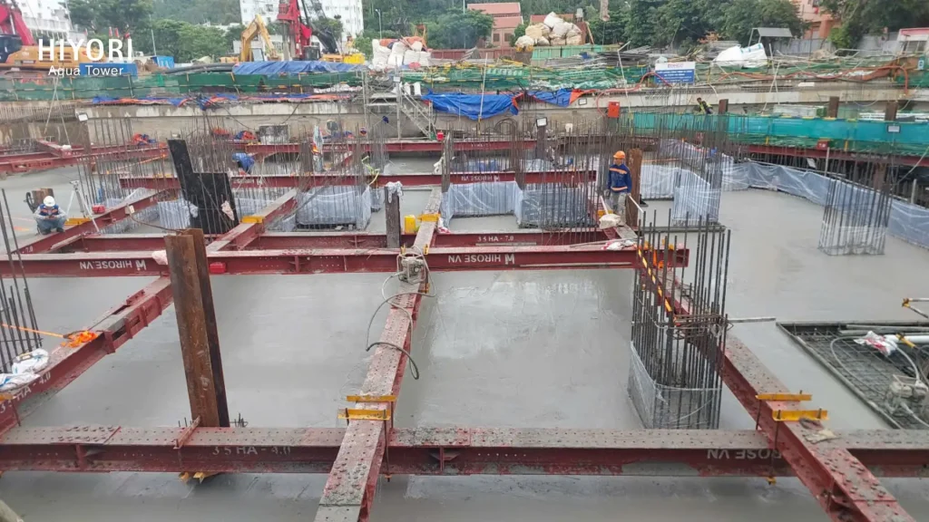 Hiyori Aqua Tower cap nhat tien do xay dung du an can ho hiyori aqua tower thang 9 2025 4