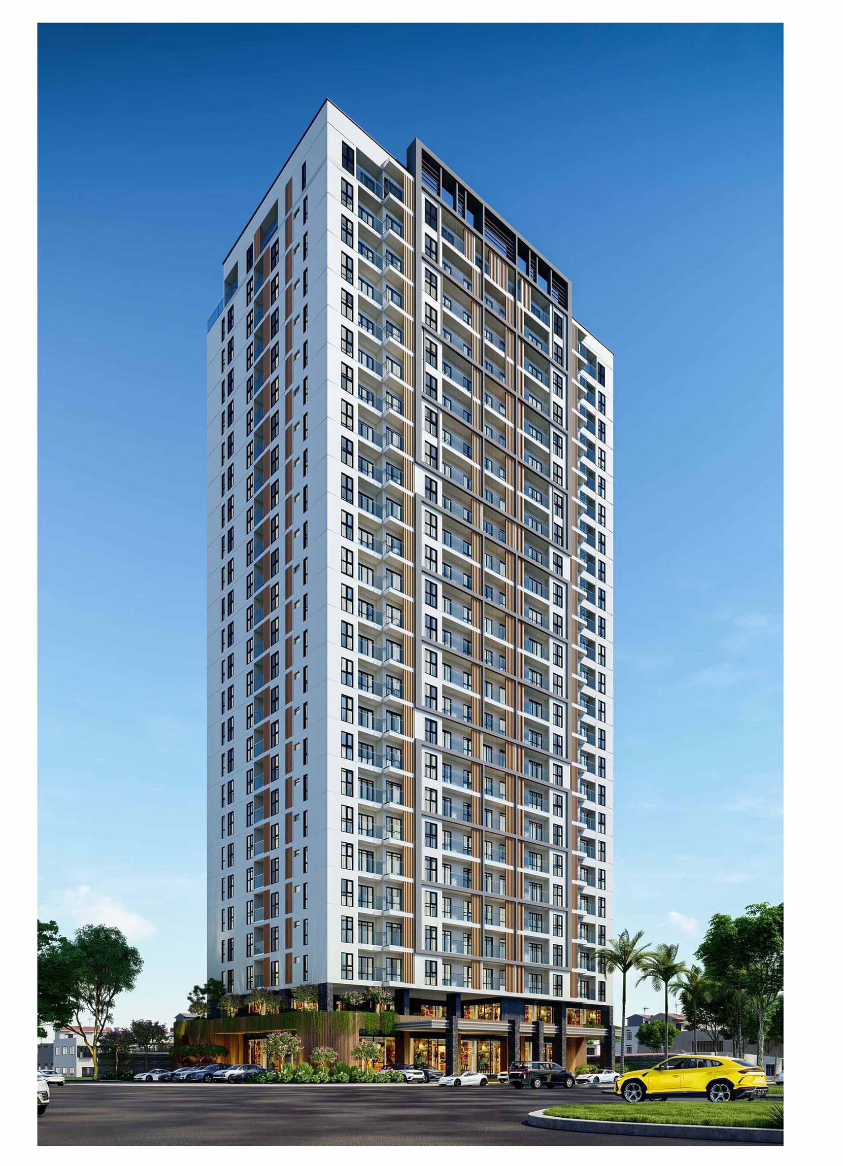 Danh sách căn hộ biển Đà Nẵng được khách hàng lựa chọn Phối cảnh dự án căn hộ Hiyori Aqua Tower