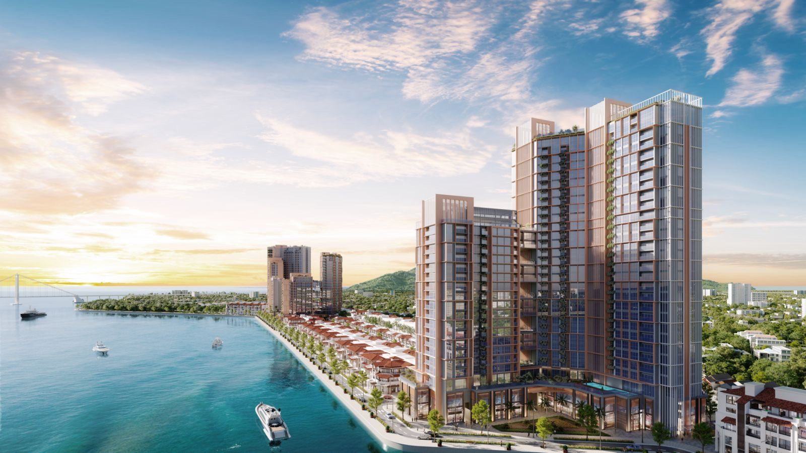 Mặt bằng giá cho thuê căn hộ cao cấp Đà Nẵng hiện tại ra sao? Phối cảnh dự án Sun Symphony Residence Đà Nẵng