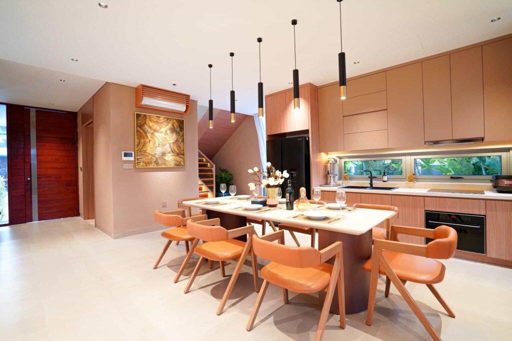 Nội thất bếp và phòng ăn biệt thự Regal Victoria