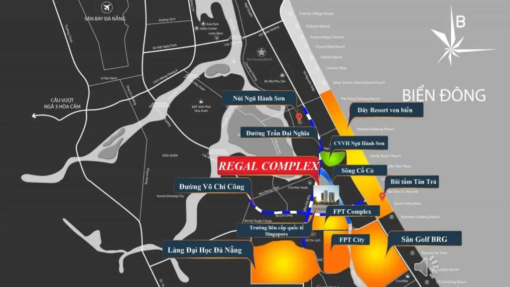 Liên kết vùng tại dự án căn hộ Regal One Complex Da Nang