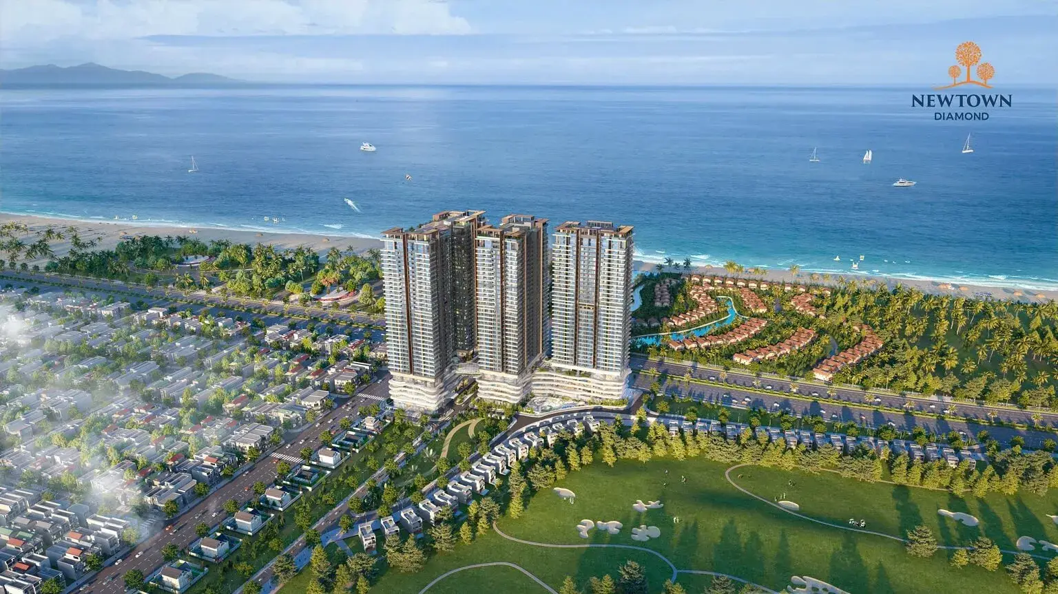 Phối cảnh dự án Newtown Diamond Da Nang - Ảnh 1