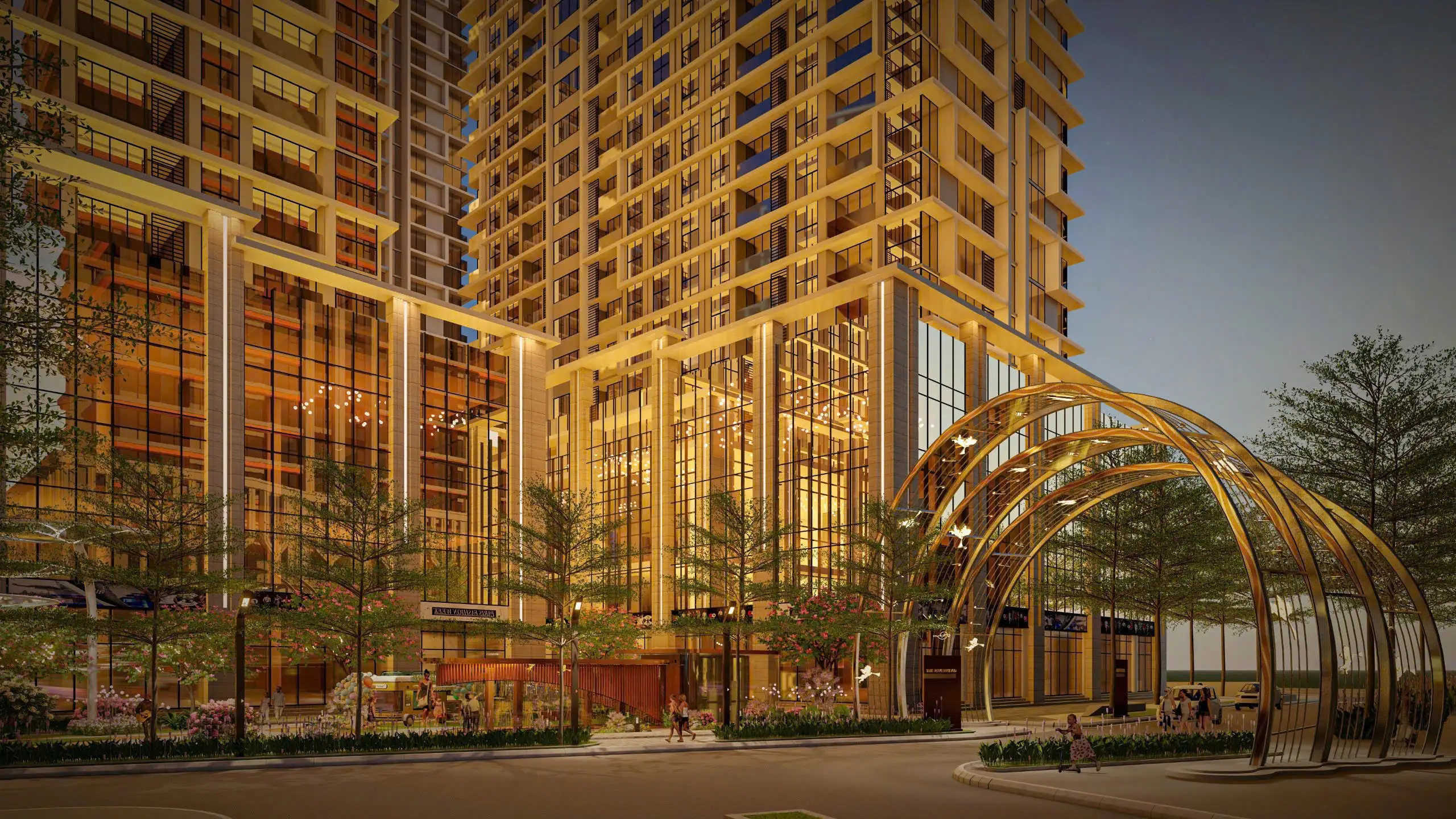 Phối cảnh mặt tiền dự án căn hộ Capital Square 3