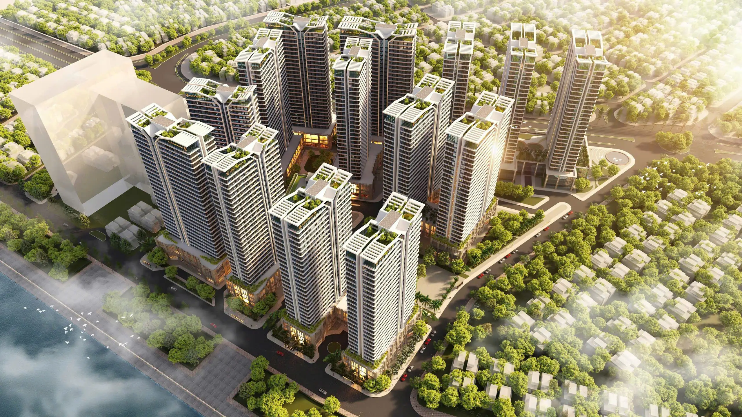 Phối cảnh tổng thể dự án Capital Square