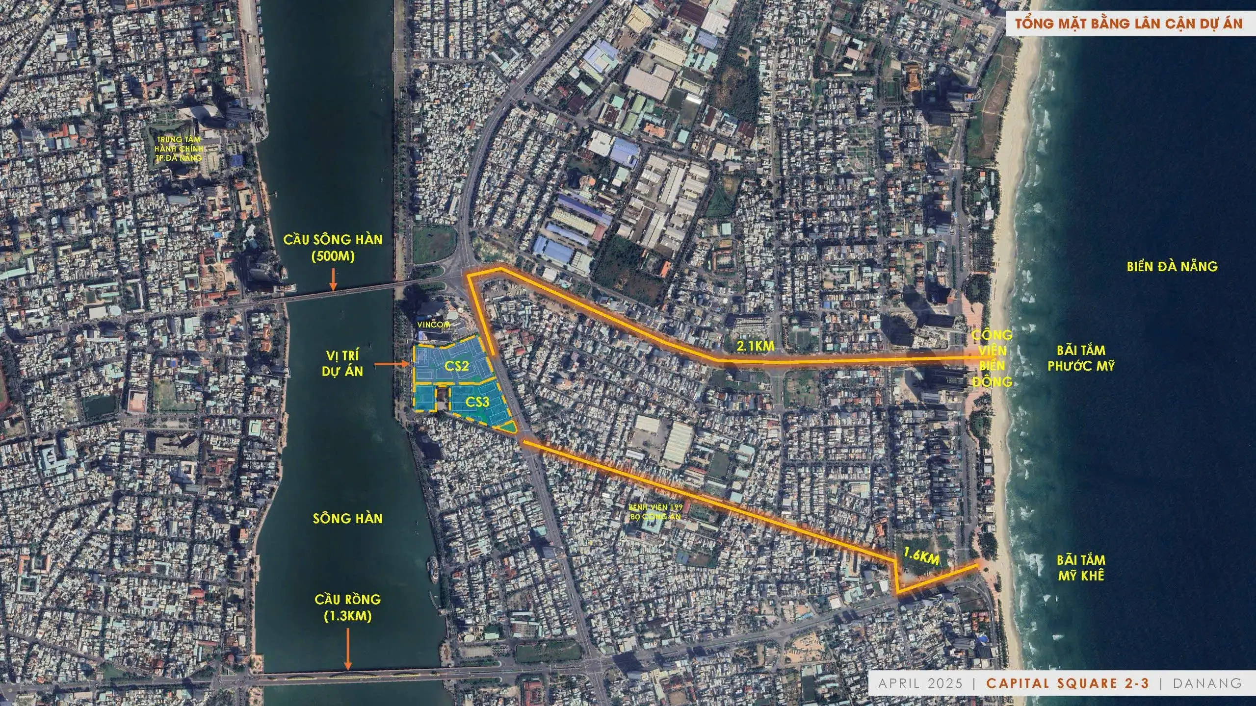 Vị trí dự án Capital Square trên Google Maps