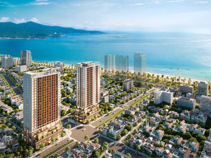 Phối cảnh dự án Sun Costa Residence (Tháp đôi Vương Thừa Vũ) Đà Nẵng