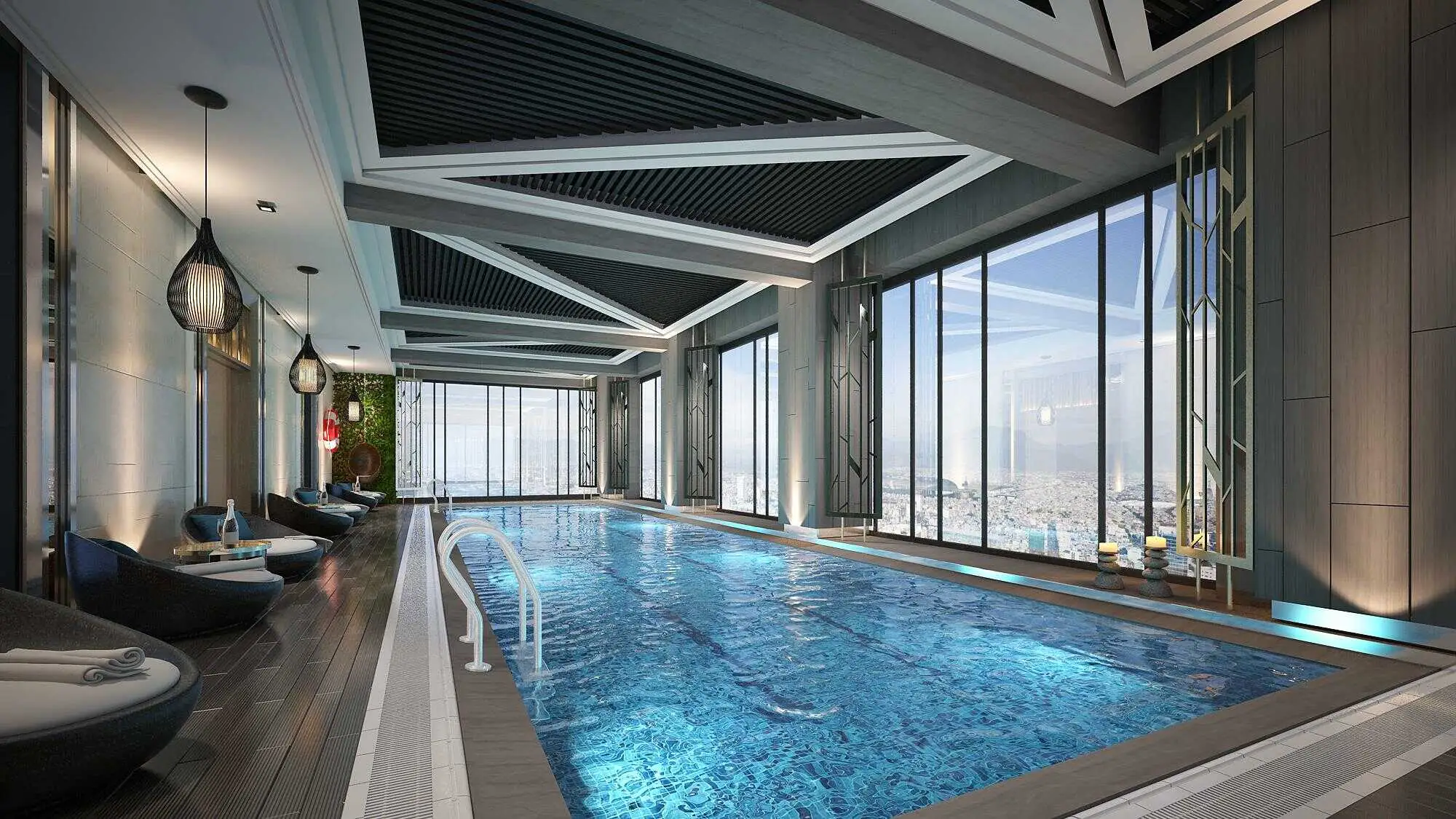 Tiện ích hồ bơi tại tòa nhà M Landmark Residences Đà Nẵng