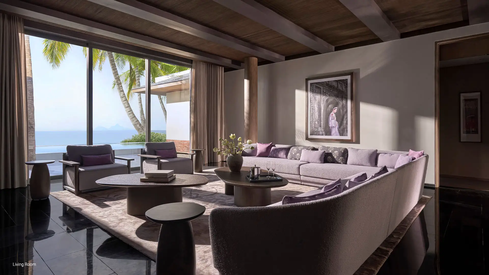 Thiết kế nội thất biệt thự Mandarin Oriental theo phong cách "Siêu thượng lưu thầm lặng"