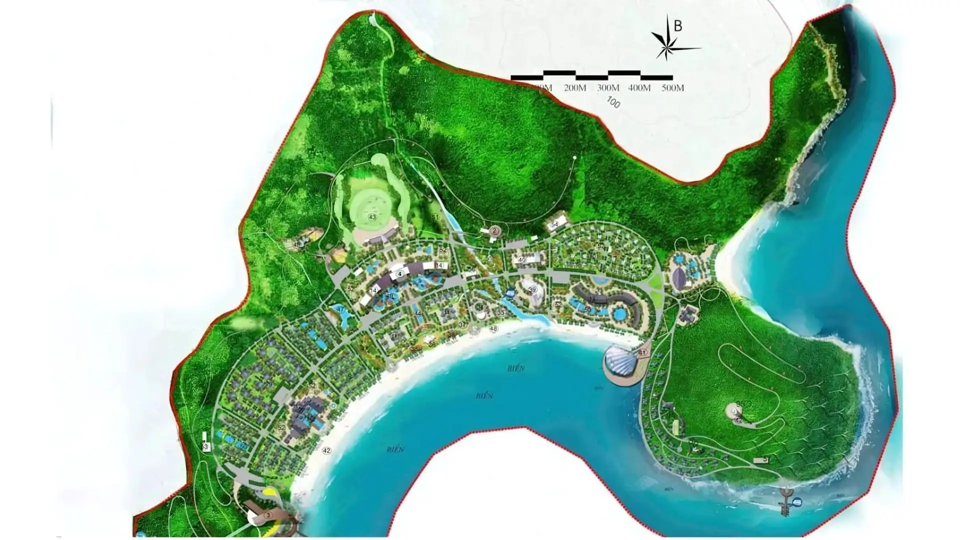 Tổng mặt bằng dự án Vinpearl Heaven Bay Đà Nẵng (Vin Làng Vân)