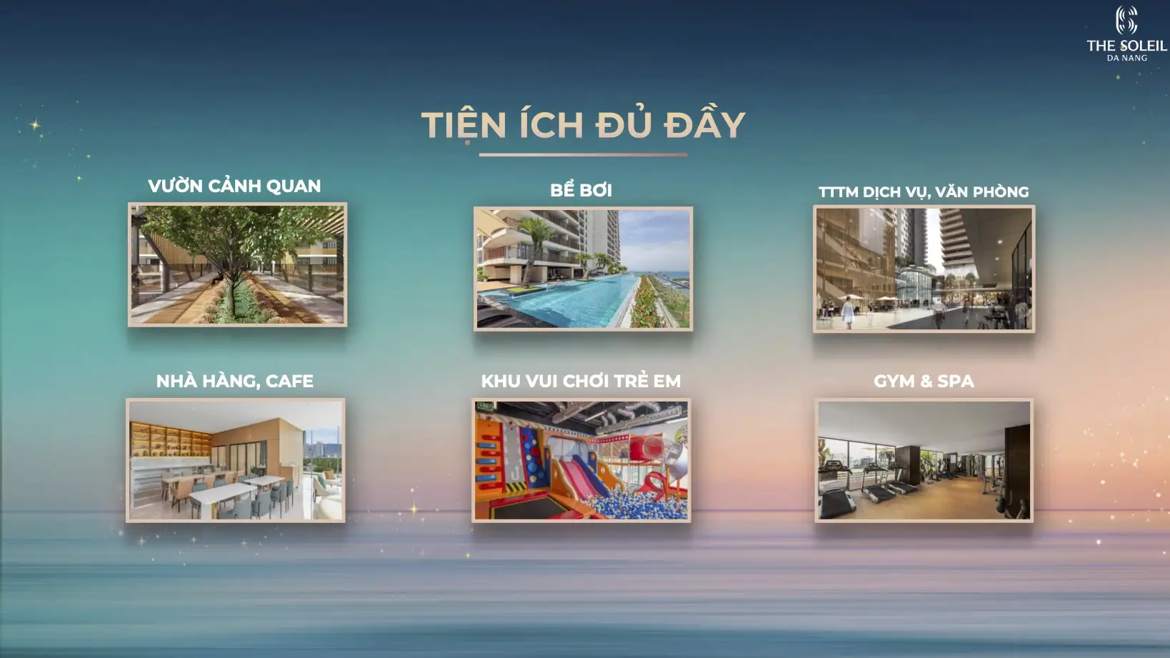 The Soleil Da Nang Tiện ích tích hợp đầy đủ trong dự án The Soleil Đà Nẵng
