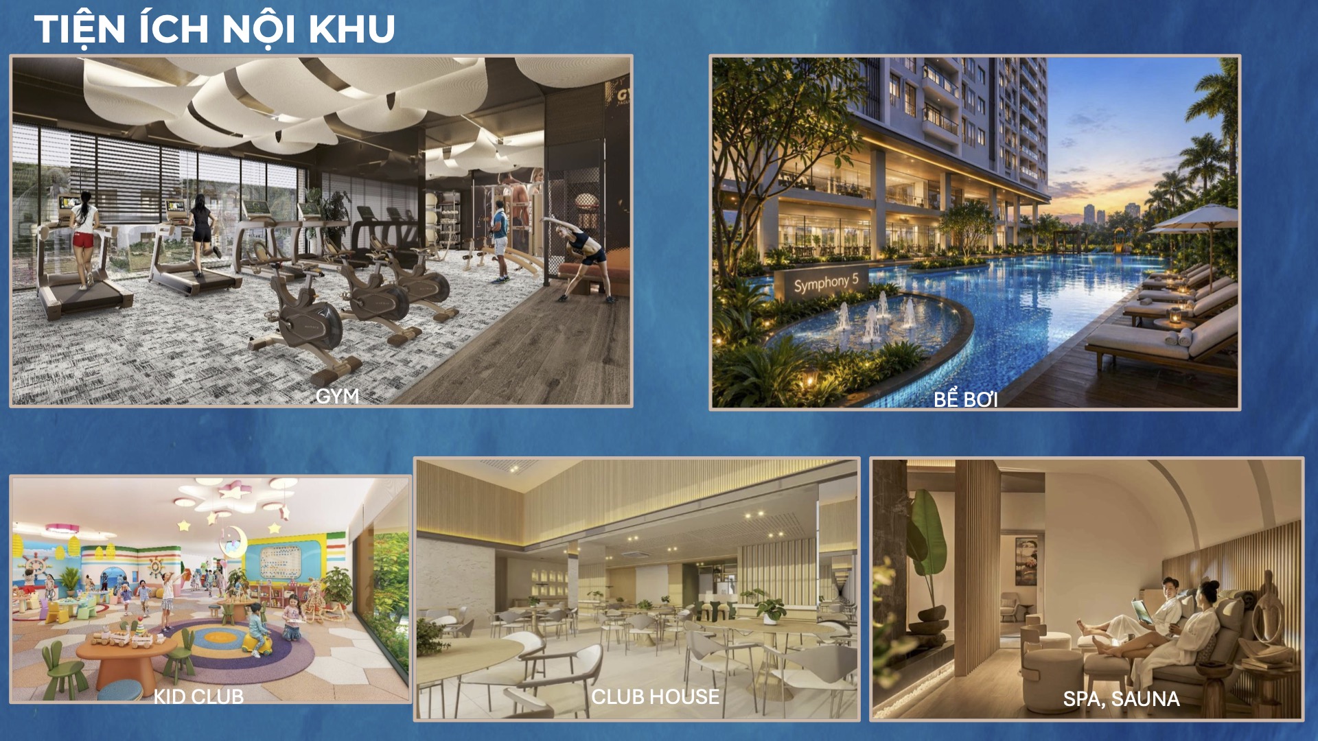 Hệ tiện ích nội khu dự án Sun Symphony 5