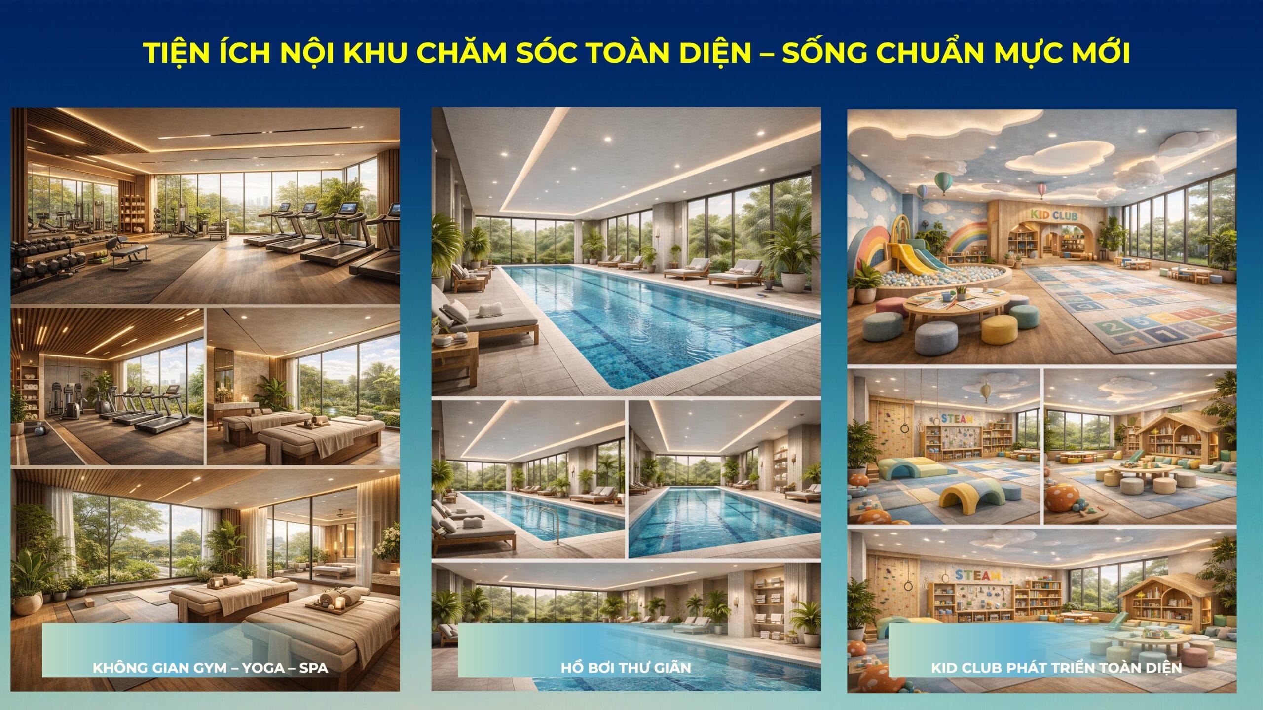 Phối cảnh tiện ích trong dự án Sun FourS Tower