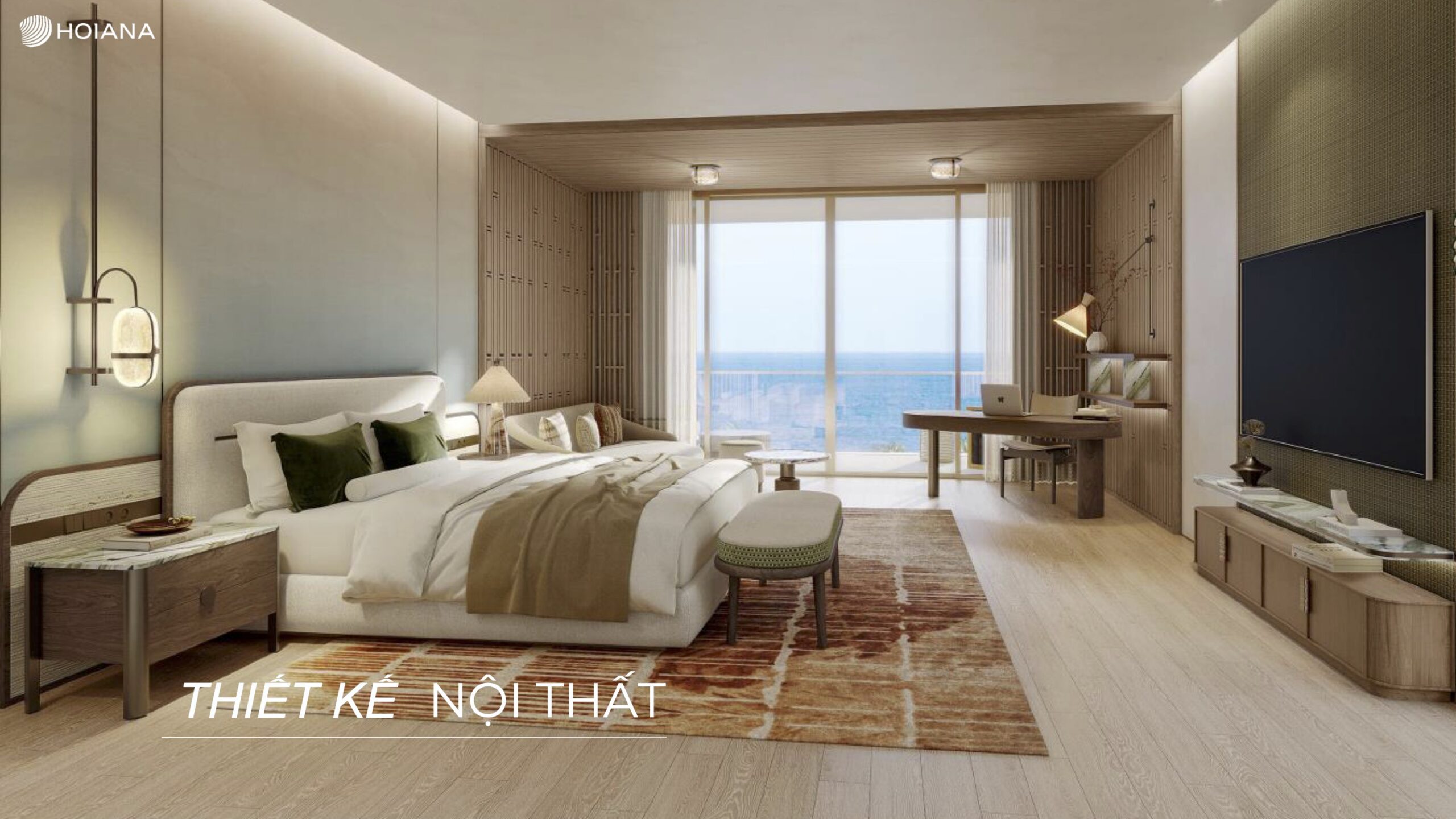 Nội thất mẫu của dự án Hoiana Beach Villas thuộc tổ hợp nghỉ dưỡng Hoiana Resort & Golf