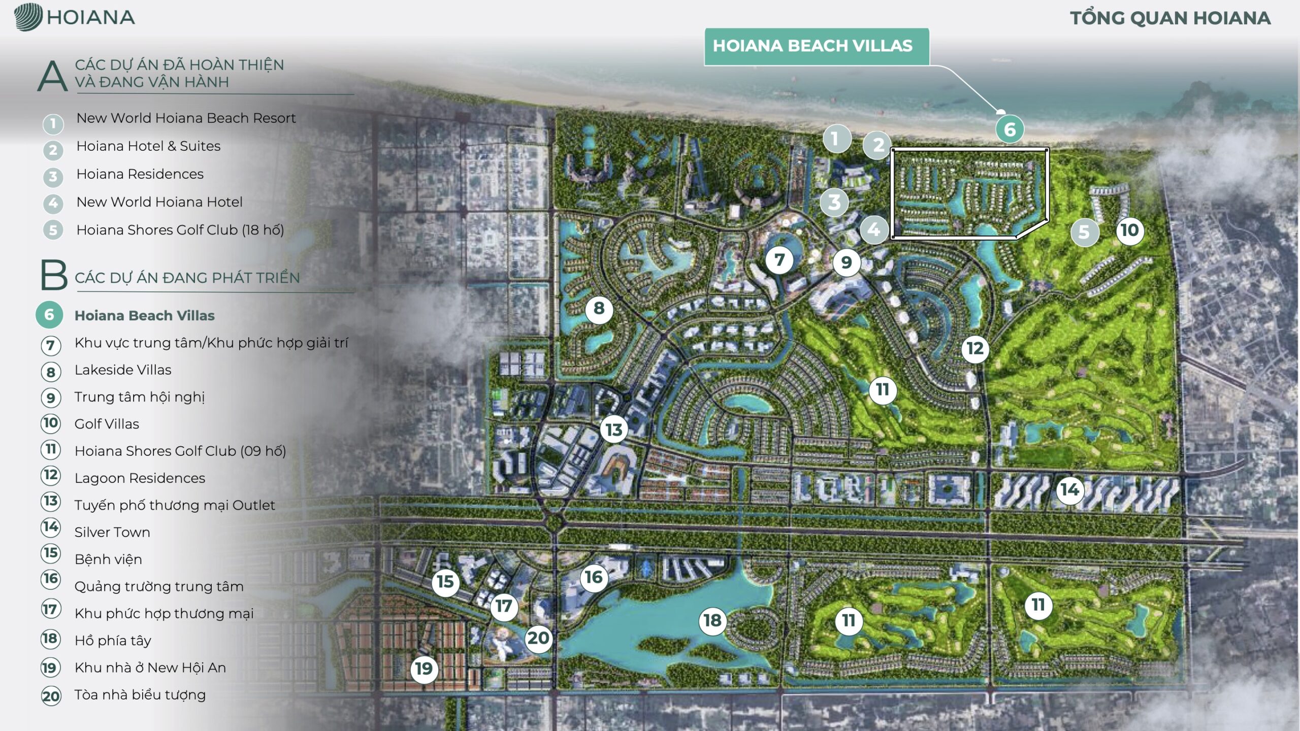 Tiến độ thực hiện dự án Hoiana Resort & Golf