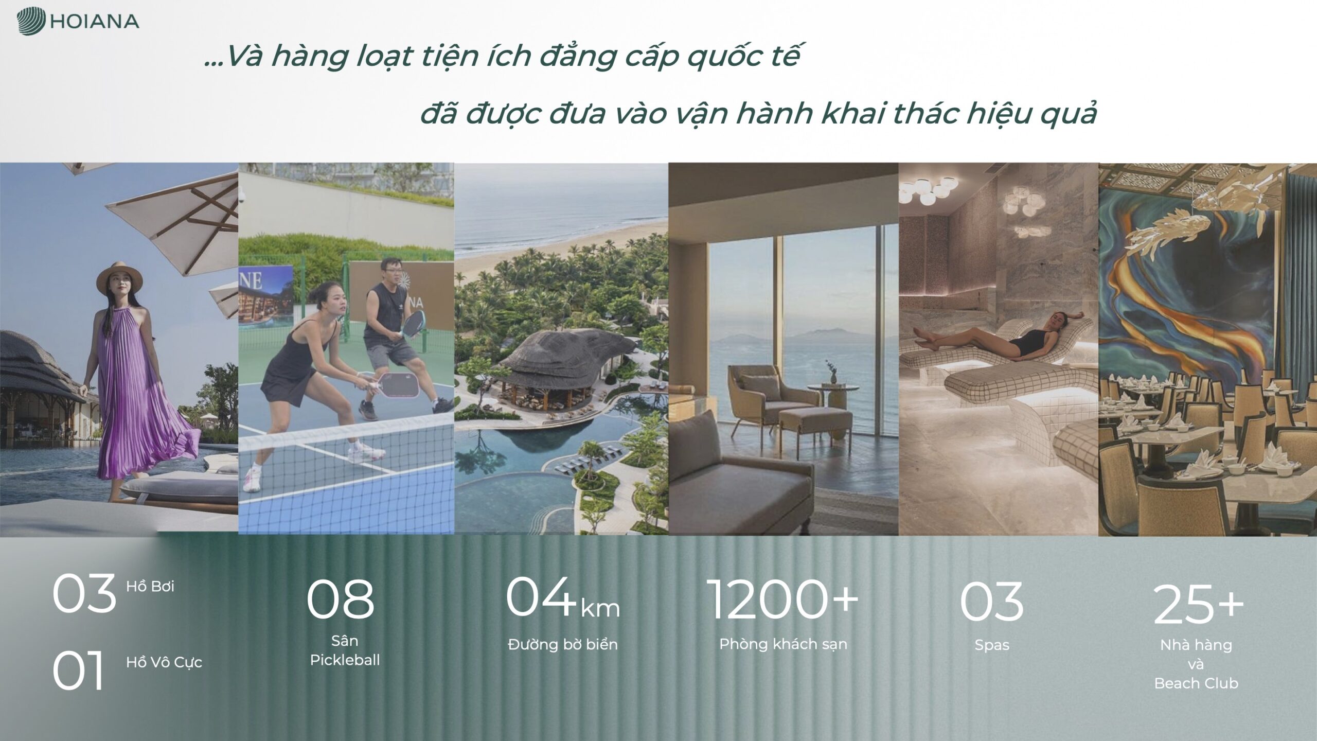 Hệ tiện ích đẳng cấp quốc tế tại Hoiana Resort & Golf